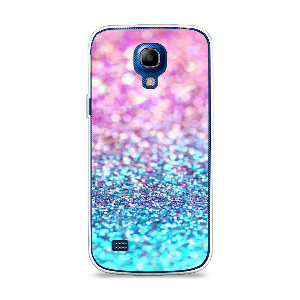 

Чехол Awog "Розово-голубые глиттеры рисунок" для Samsung Galaxy S4 mini