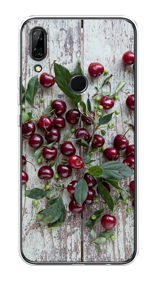 

Чехол на Honor 9X, Huawei P Smart Z "Вишня", Бордовый;зеленый;серый, 69950-1