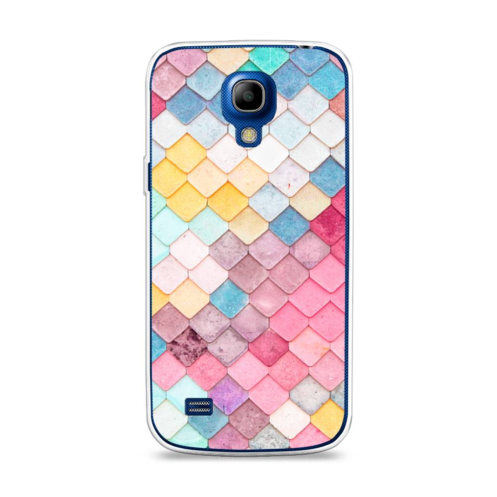 

Чехол Awog на Samsung Galaxy S4 mini / Самсунг S4 mini "Нежные ромбики", Красный, 24050-4