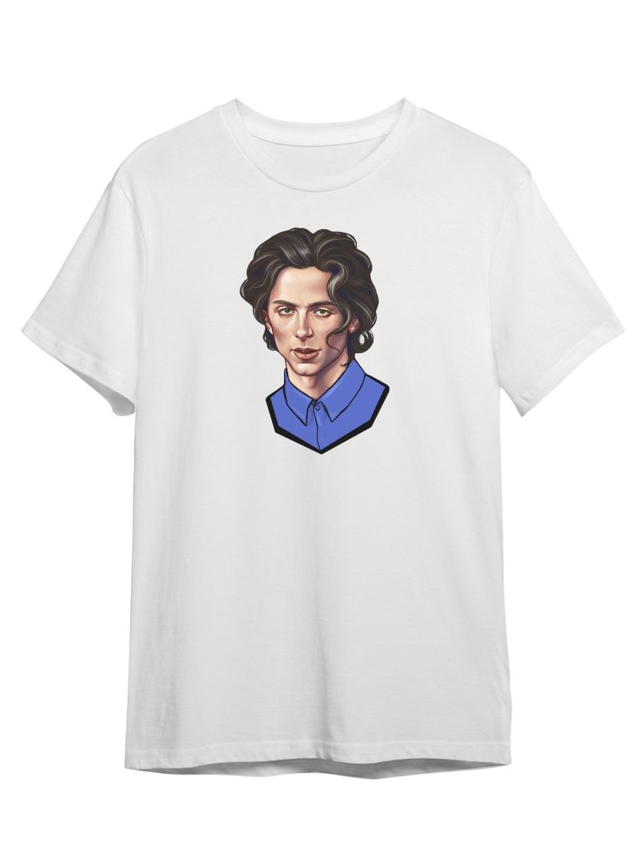 

Футболка унисекс СувенирShop Тимотии Шаламе/Chalamet/Дюна 1 белая 3XL, "Тимотии Шаламе/Chalamet/Дюна" 1