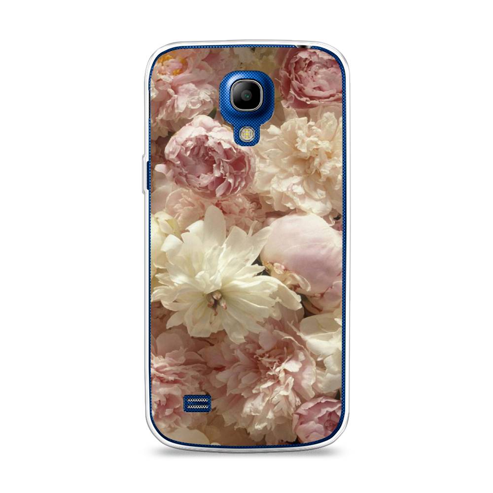 

Чехол Awog на Samsung Galaxy S4 mini / Самсунг S4 mini "Пионы светлые", Бежевый;коричневый, 24050-8