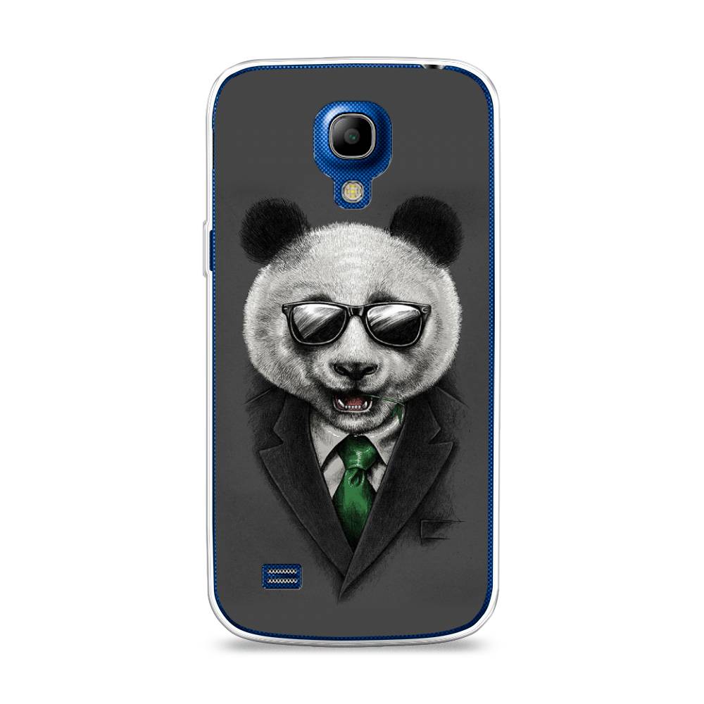 

Чехол Awog на Samsung Galaxy S4 mini / Самсунг S4 mini "Деловая панда", Серый;зеленый, 24050-10