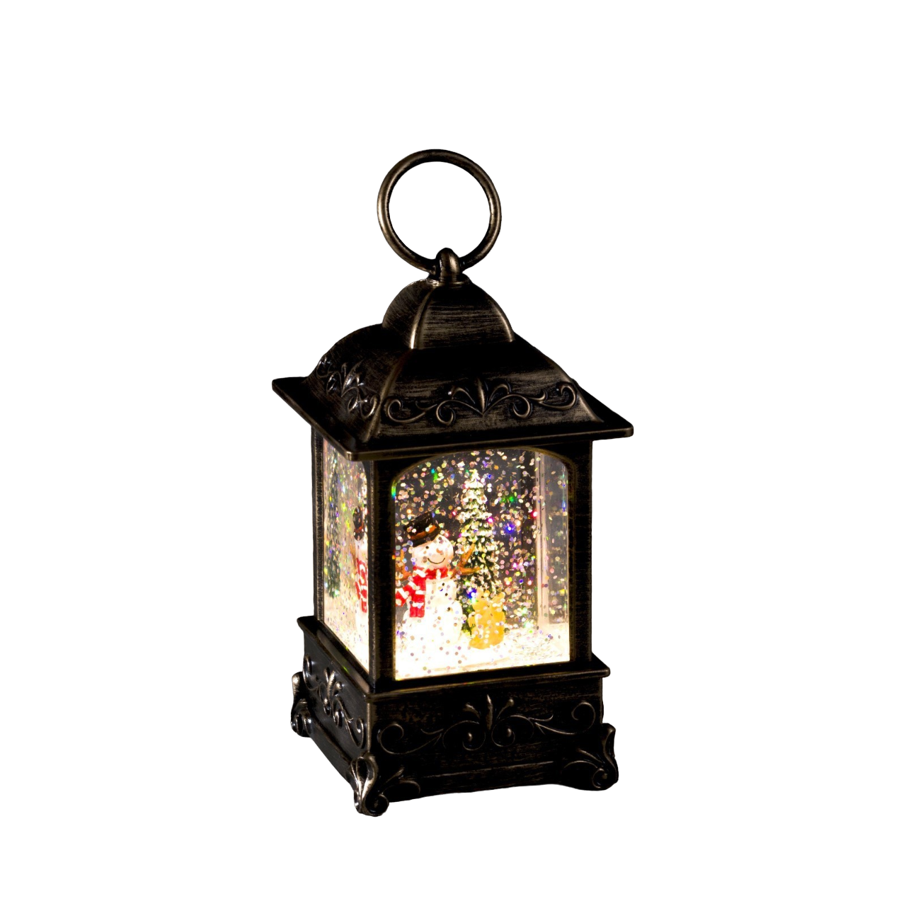 

Световая фигура Luazon Lighting Фонарь со снеговиком белый теплый, Фонарь со снеговиком