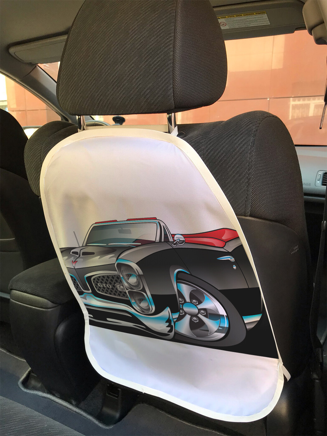 фото Накидка на спинку сиденья joyarty автомобильная фантазия, 45х62