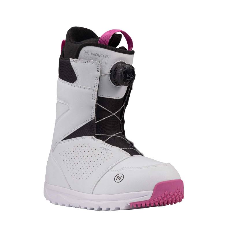 Ботинки для сноуборда Nidecker Cascade W 2022-2023 white 23,5 см