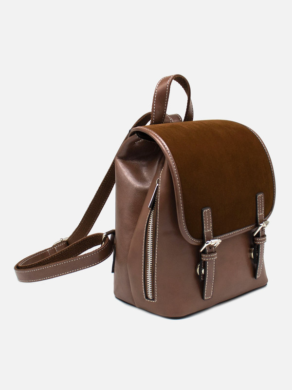 

Рюкзак женский Hermann Vauck HV1530-50 brown, 24х22х13 см, Коричневый, HV1530-50
