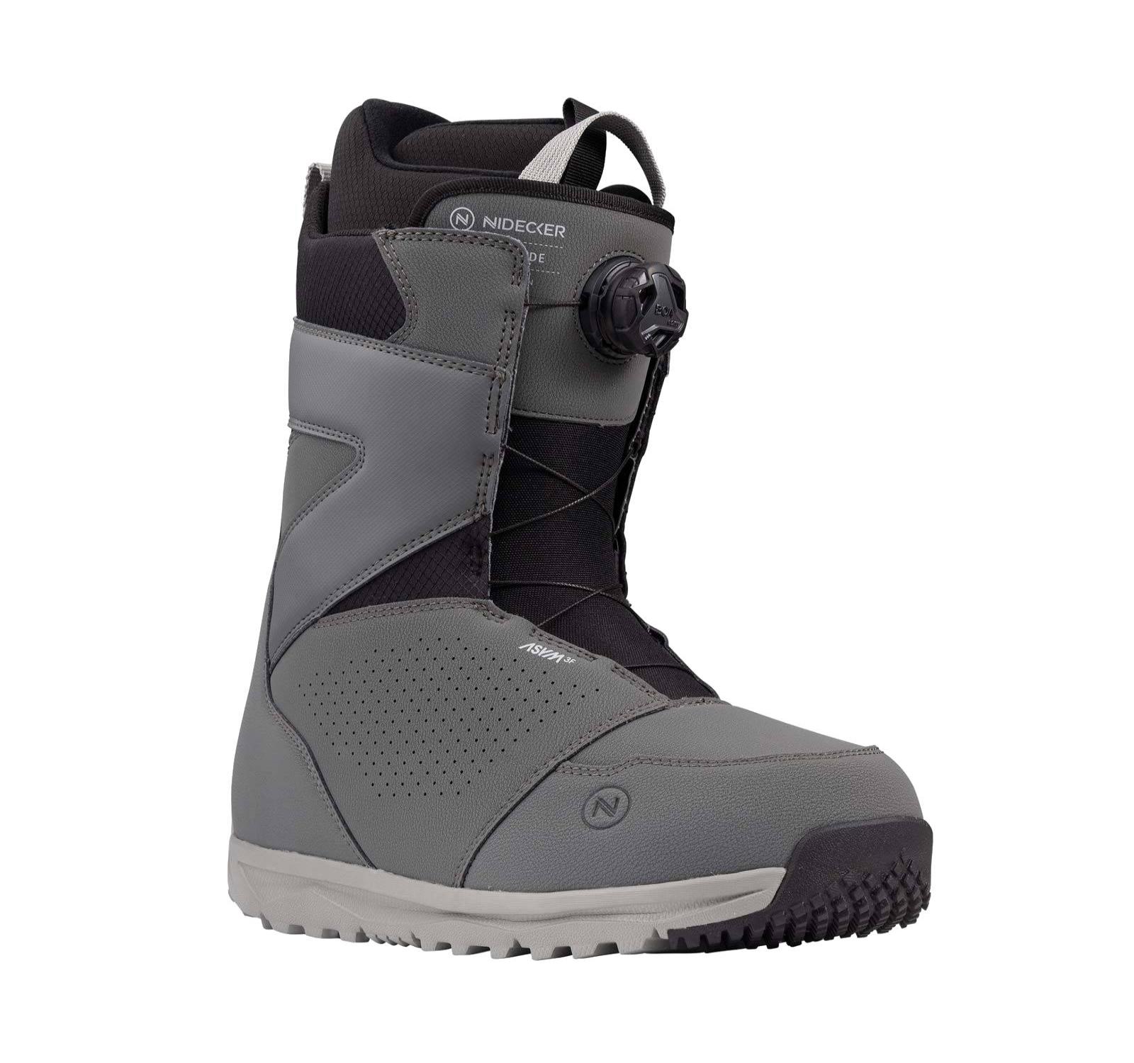 Ботинки для сноуборда Nidecker Cascade 2022-2023 gray 25 см