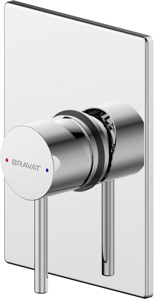 фото Смеситель для душа bravat arc f860cp-set