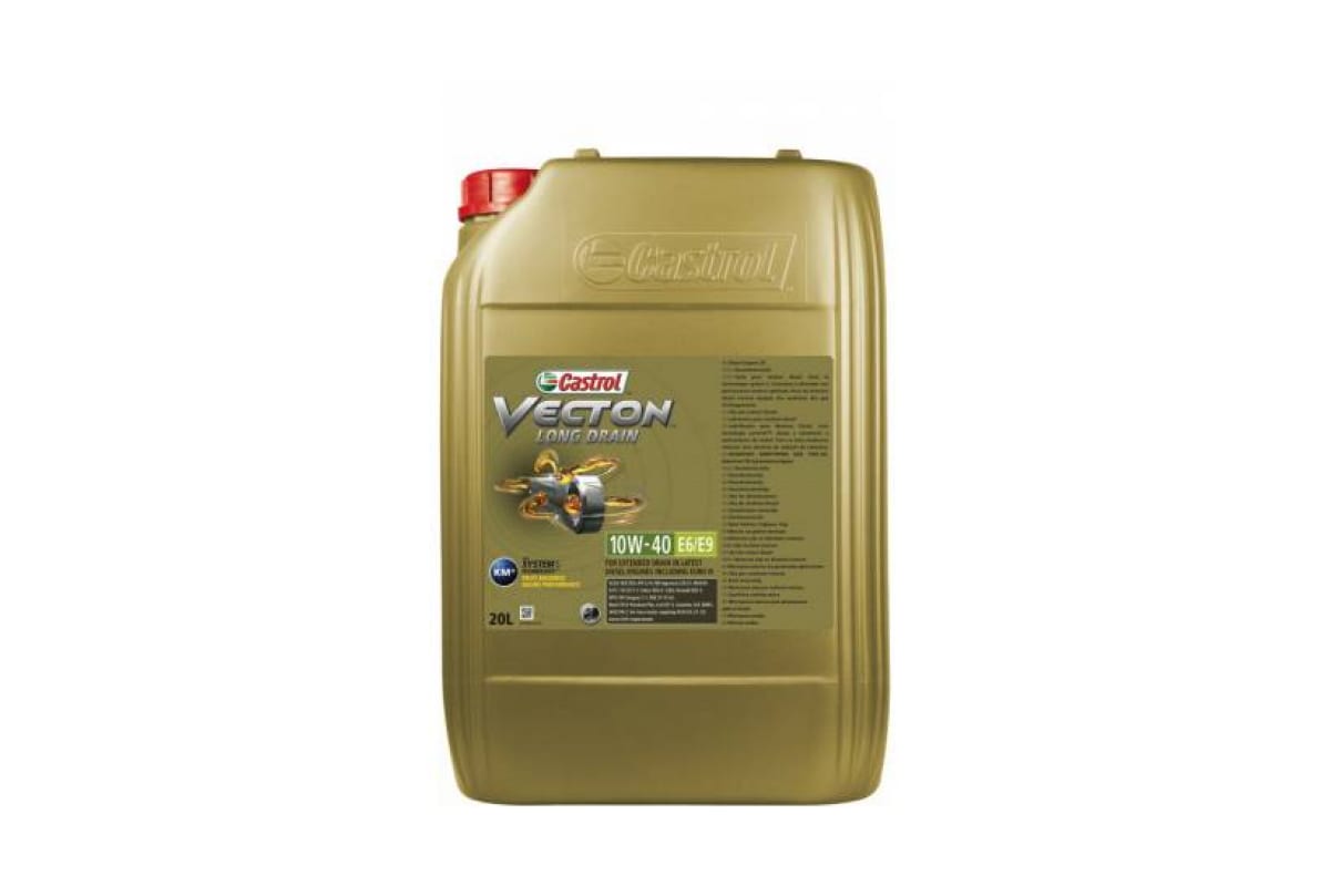 Моторное масло Castrol Vecton Long Drain E6/E9 15B9D0 10W40 20л