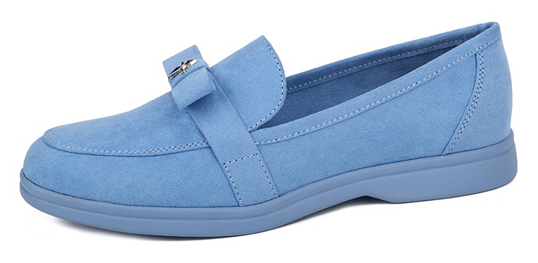 

Лоферы женские T.Taccardi 227299-227300 голубые 38 RU, Голубой, 227299-227300