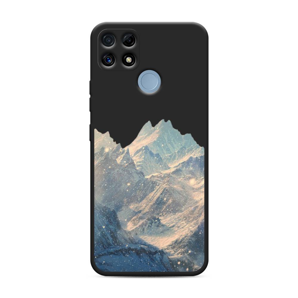 

Чехол Awog на Realme C25/ C25s "Горы арт 2", Серый, 257452-1