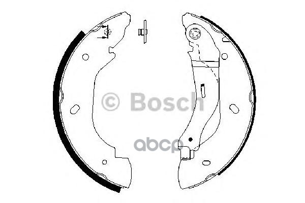 

Тормозные колодки Bosch барабанные для Ford Transit 2.0di-2.4di диск 15' 2000- 986487660