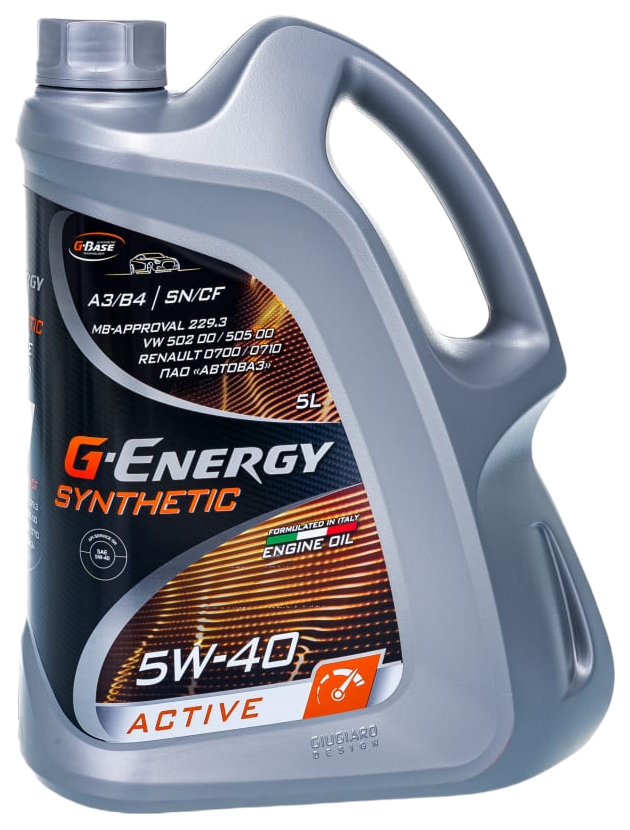 

Масло G-Energy Synthetic Active 5W-40 4Л, Api Sn/Cf