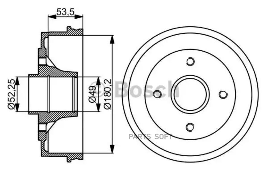 

0 986 477 061_барабан тормозной renault r19/clio all 88>