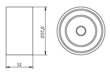 Ролик Натяжителя Gmb Gt90250 1g-Fe GMB  GT90250