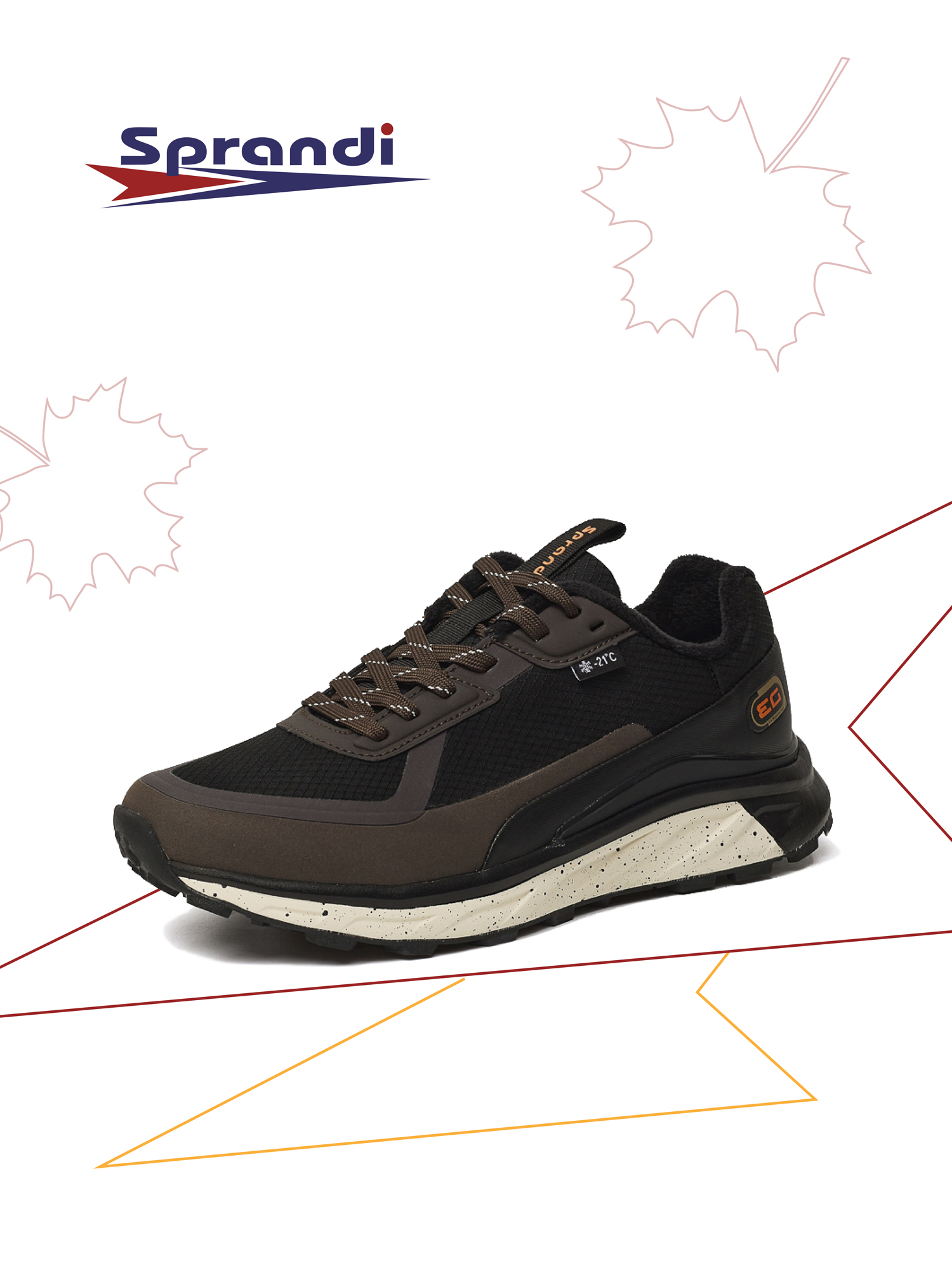 

Кроссовки мужские Sprandi P214 черные 42 EU, Черный, P214
