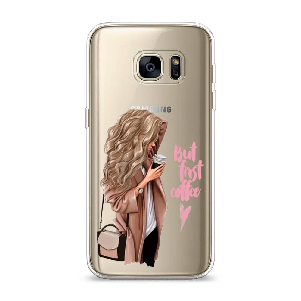 

Чехол Awog "Девушка с кофе" для Samsung Galaxy S7