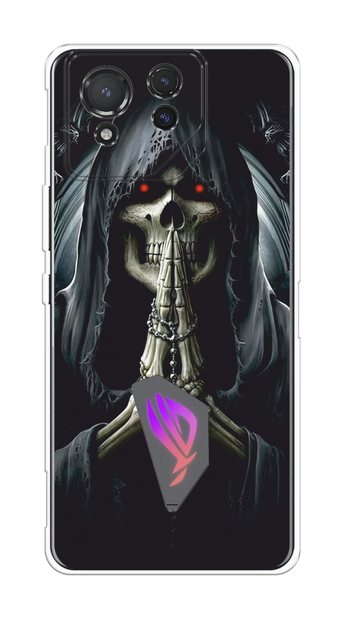 

Чехол на Asus ROG Phone 8 "Молитва", Серый, 45150-1