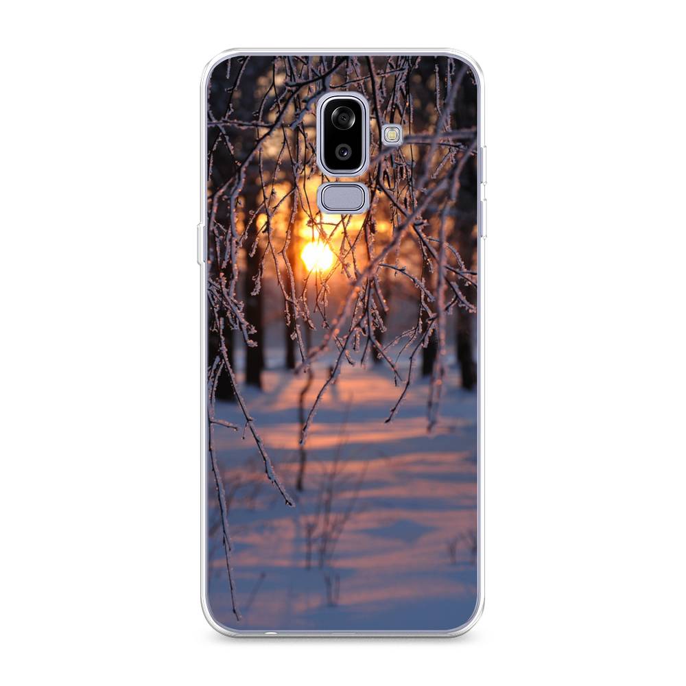 

Чехол на Samsung Galaxy J8 "Зима 7", Оранжевый;розовый;черный, 26550-2