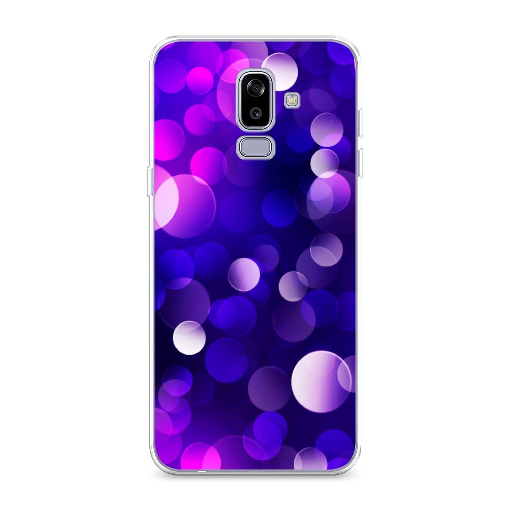 

Чехол на Samsung Galaxy J8 "Абстракция 27", Фиолетовый, 26550-3
