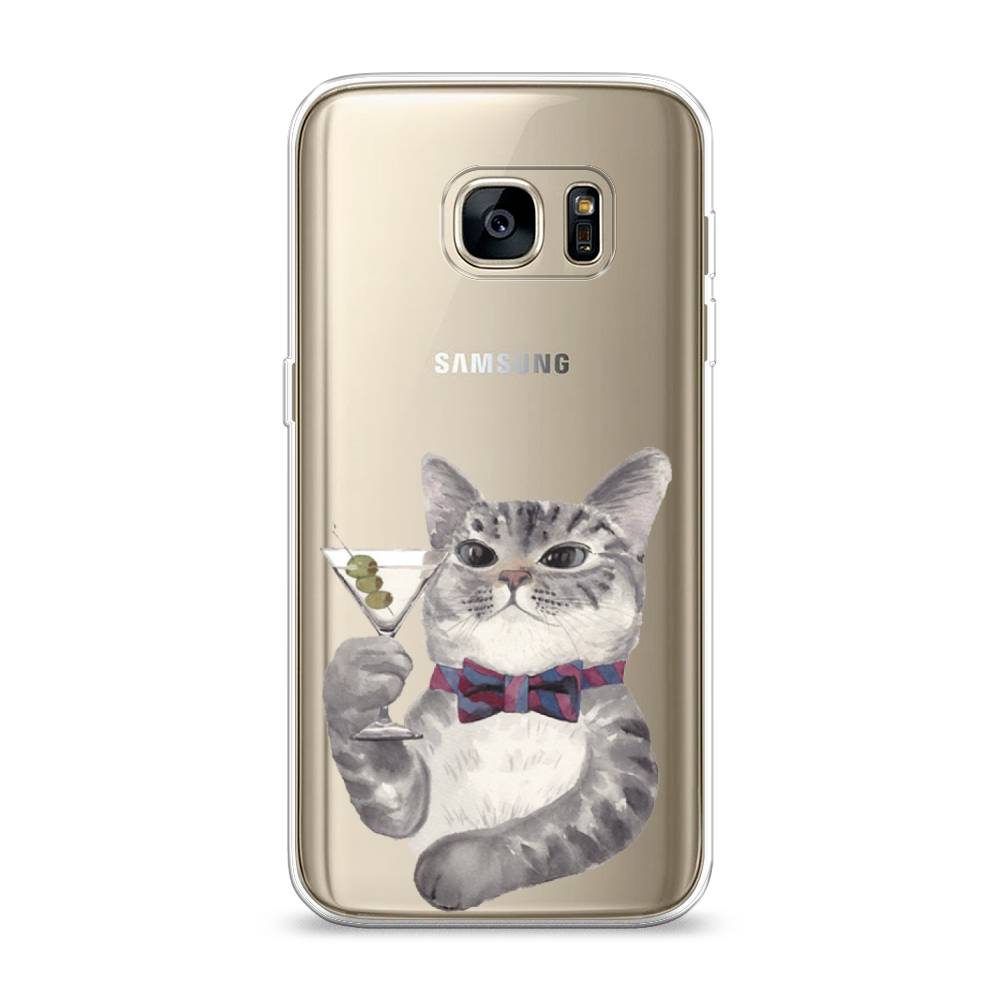 

Чехол Awog "Кот джентльмен" для Samsung Galaxy S7