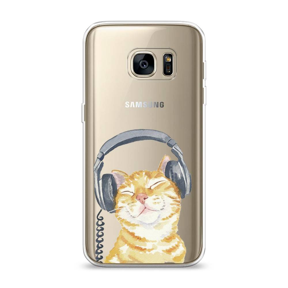 

Чехол Awog "Кот меломан" для Samsung Galaxy S7