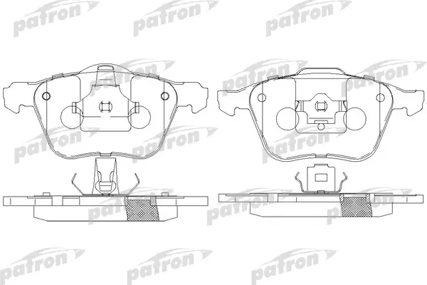 

Тормозные колодки PATRON дисковые PBP7008