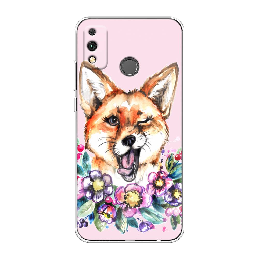 

Чехол Awog на Honor 9X Lite "Подмигивающая лиса", Оранжевый, 6104250-10