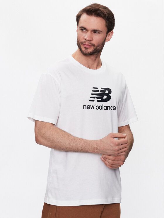 Футболка мужская New Balance 0000302700349 белая M (доставка из-за рубежа)