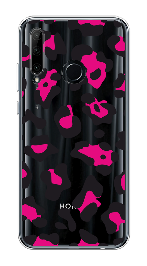 

Чехол на Honor 10i/20e/Huawei P Smart Plus 2019 "Pink cow spots", Черный;розовый, 68850-1