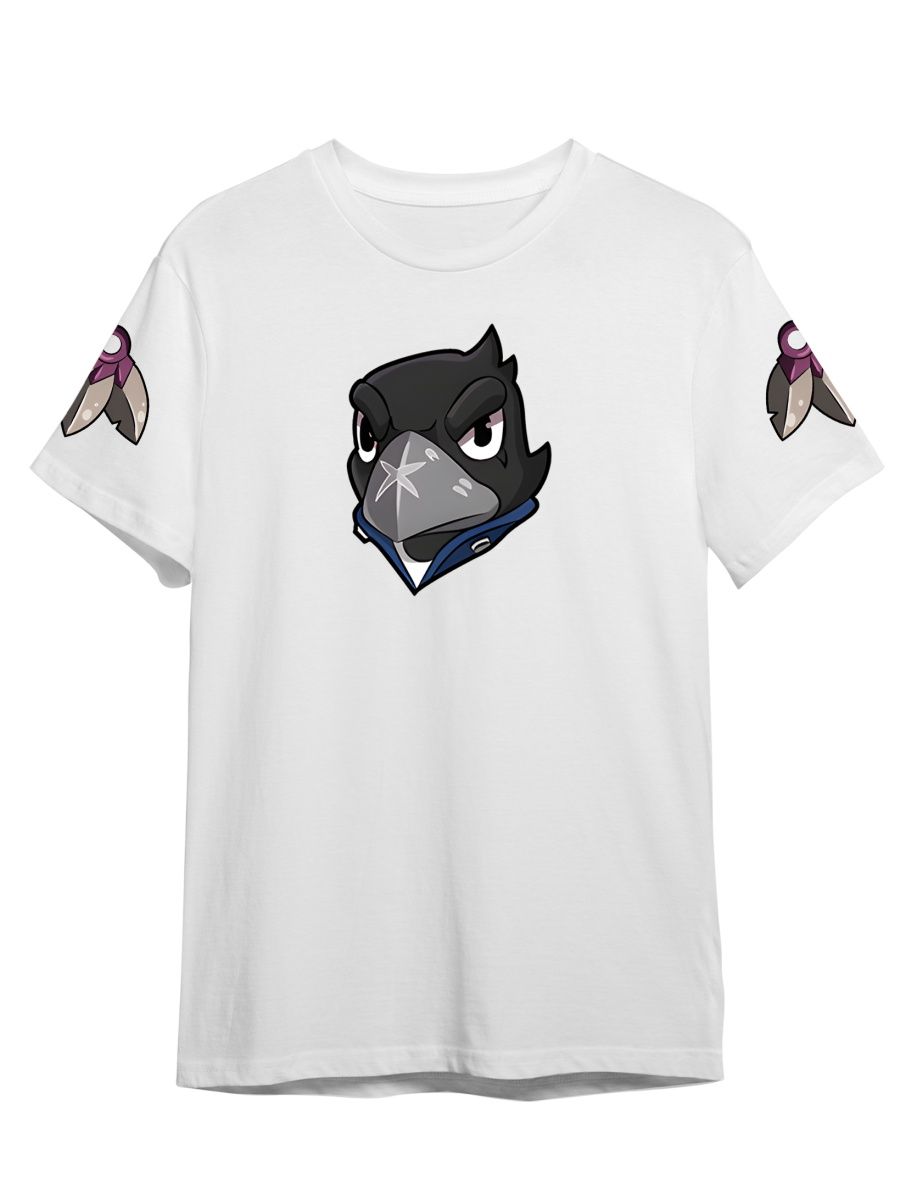 

Футболка унисекс СувенирShop Brawl Stars/Бравл Старс/Ворон 21 белая S, "Brawl Stars/Бравл Старс/Ворон" 21