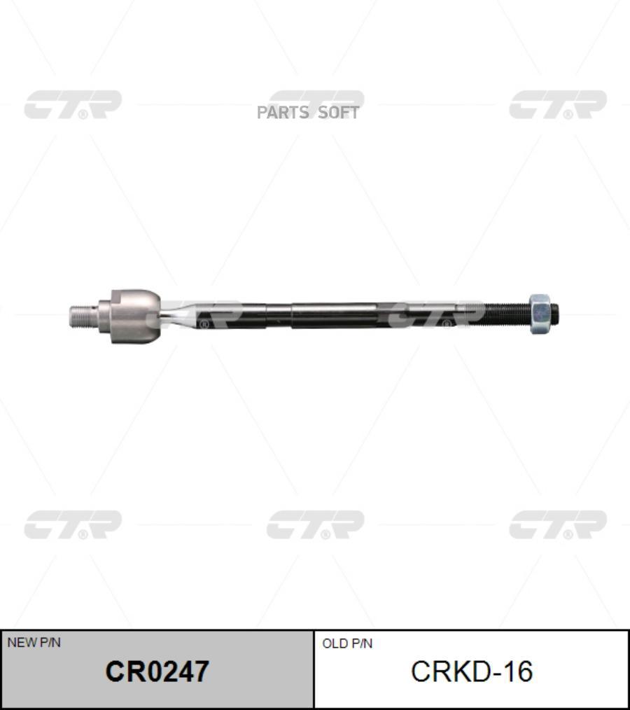 

CTR CR0247 CR0247_тяга рулевая правая!\ GM Korea Olando 11 1шт