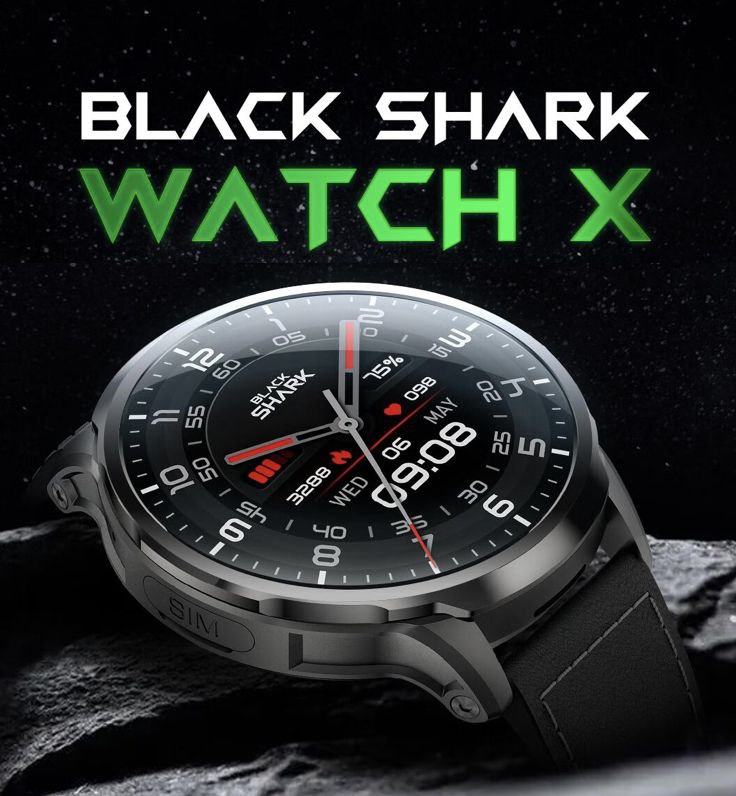 

Смарт-часы Black Shark Watch X 4G черный, Black Shark Watch X 4G