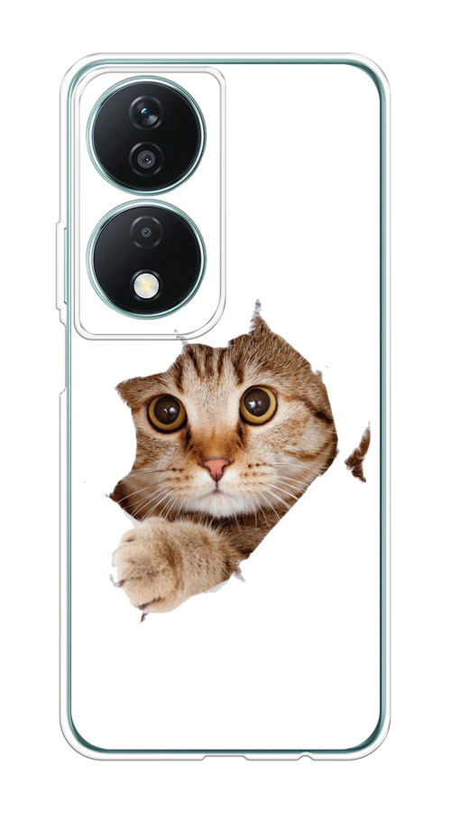 

Чехол на Honor X7B "Кот и бумага", Белый;коричневый, 6123350-1