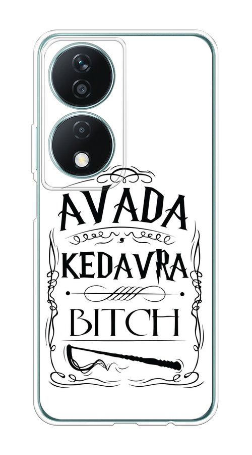 

Чехол на Honor X7B "Avada kedavra bitch", Белый;серый;черный, 6123350-1