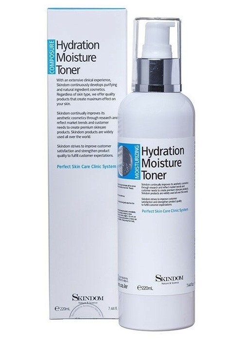 Тоник глубоко увлажняющий для лица skindom HYDRATION MOISTURE TONER 220 мл 3305₽