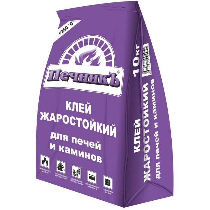 

Клей жаростойкий для печей и каминов "Печникъ" 10кг