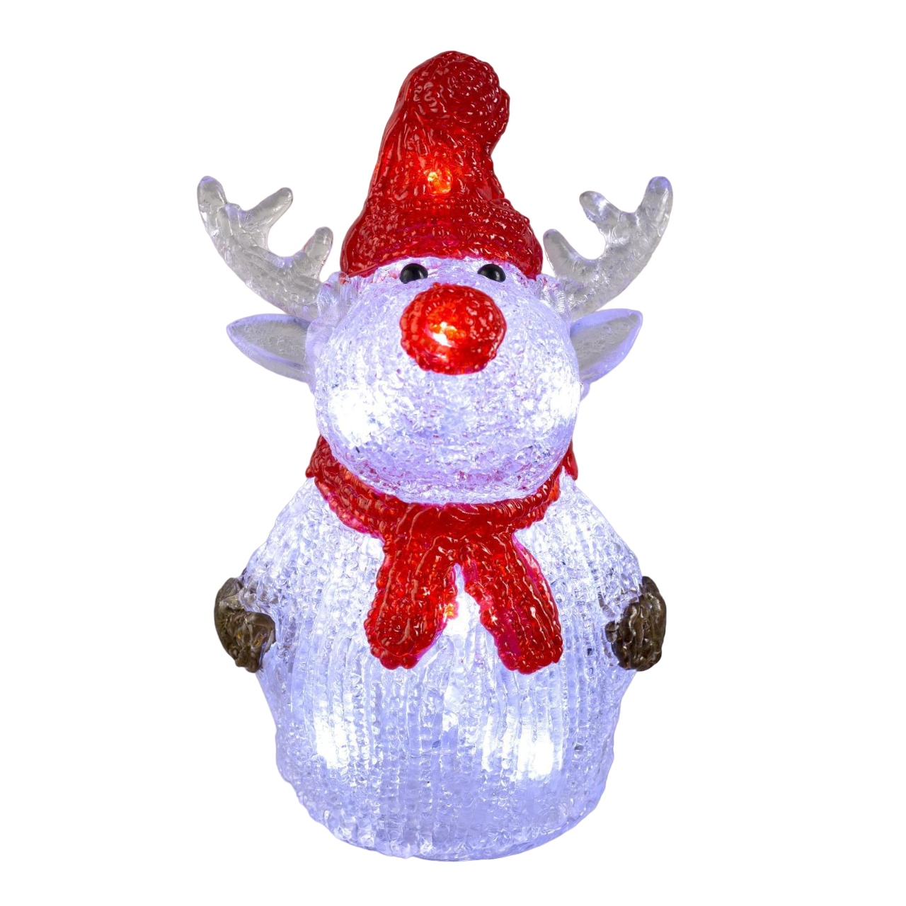 

Световая фигура Luazon Lighting Олененок в шапке FNB-018 белый холодный, Олененок в шапке