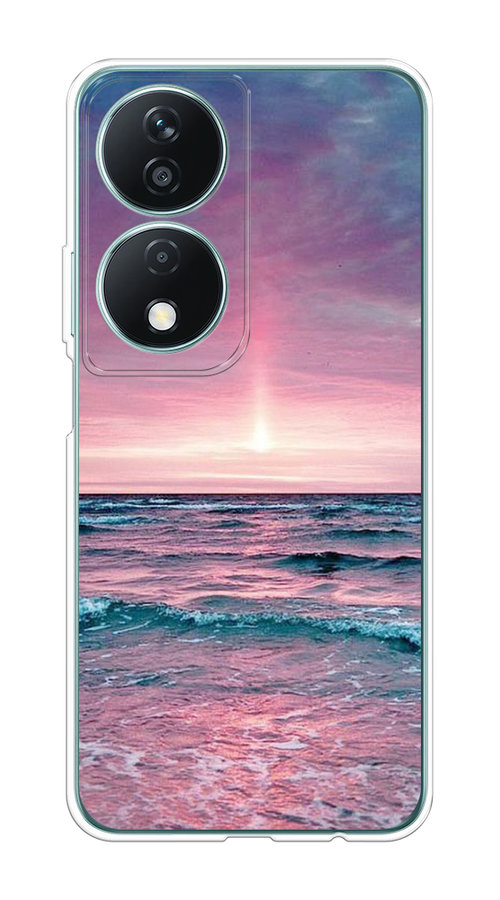

Чехол на Honor X7B "Восход 3", Розовый;голубой, 6123350-1