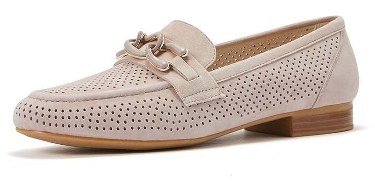 

Лоферы женские Pierre Cardin 228562-228563 бежевые 37 RU, Бежевый, 228562-228563