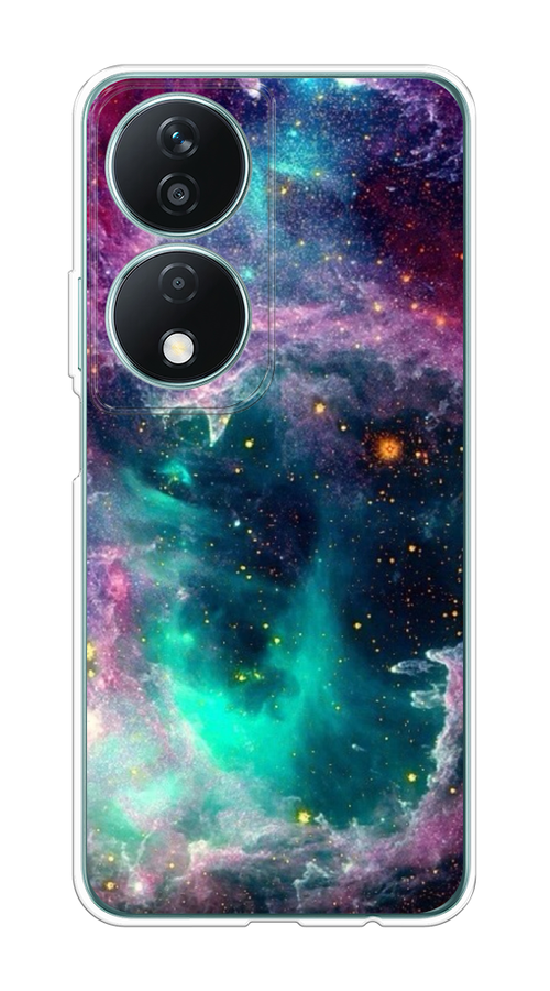 

Чехол на Honor X7B "Звездные облака", Розовый;бежевый, 6123350-1
