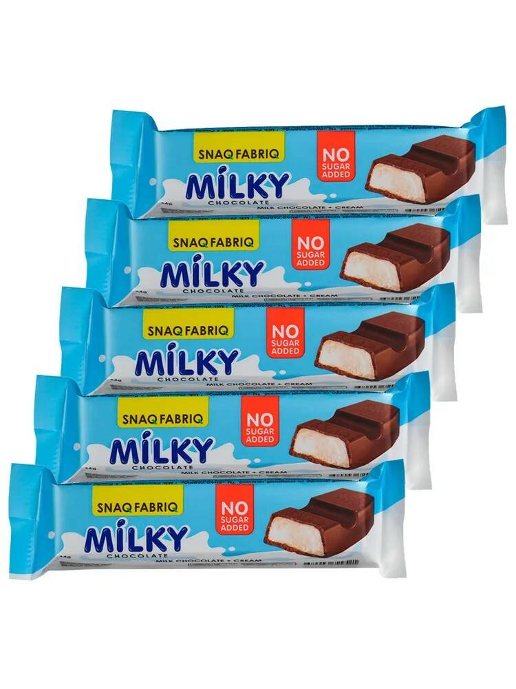 Snaq Fabriq Milky Chocolate (5х34г) Молочный шоколад со сливочной начинкой