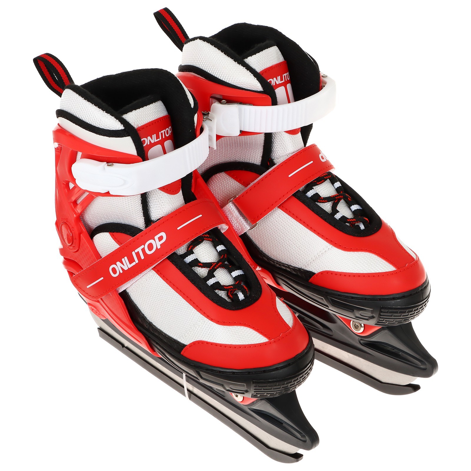 

Коньки хоккейные Onlitop 225М белый/красный, 34-37, 225М