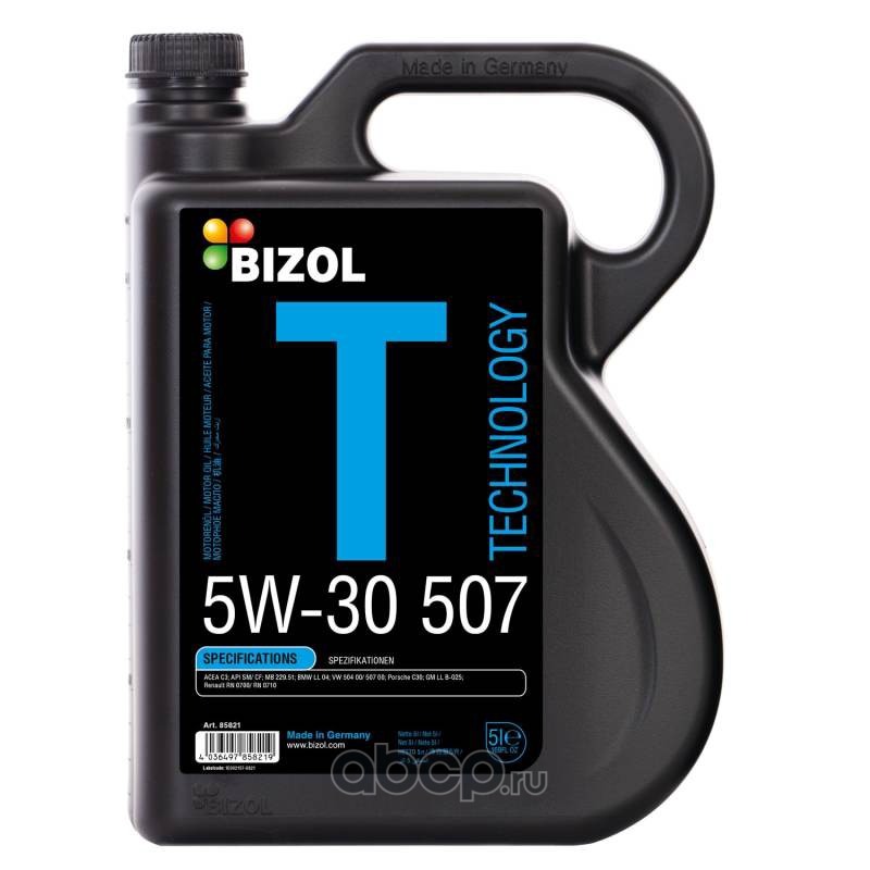 BIZOL 85821D Моторное масло Technology 5W-30 507 ACEA C3 | API SM/CF (5L)  () 1шт