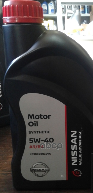 фото Nissan масло моторное синтетическое motor oil 5w-40, 1л