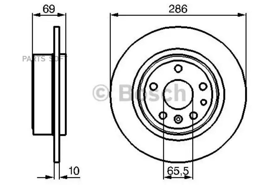 

0 986 478 478_диск тормозной задний saab 9-5 ys3e 2.0/2.3/3.0 97-10