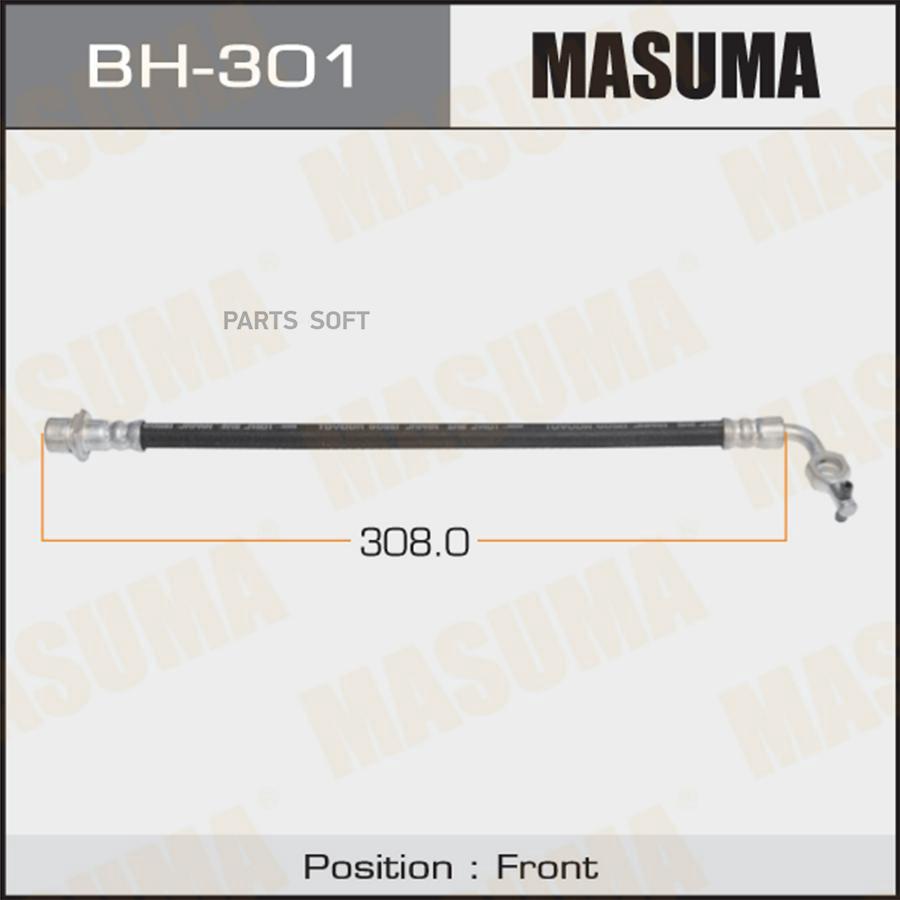 

Шланг тормозной передний Toyota Land Cruiser 80 90>98 Masuma BH301
