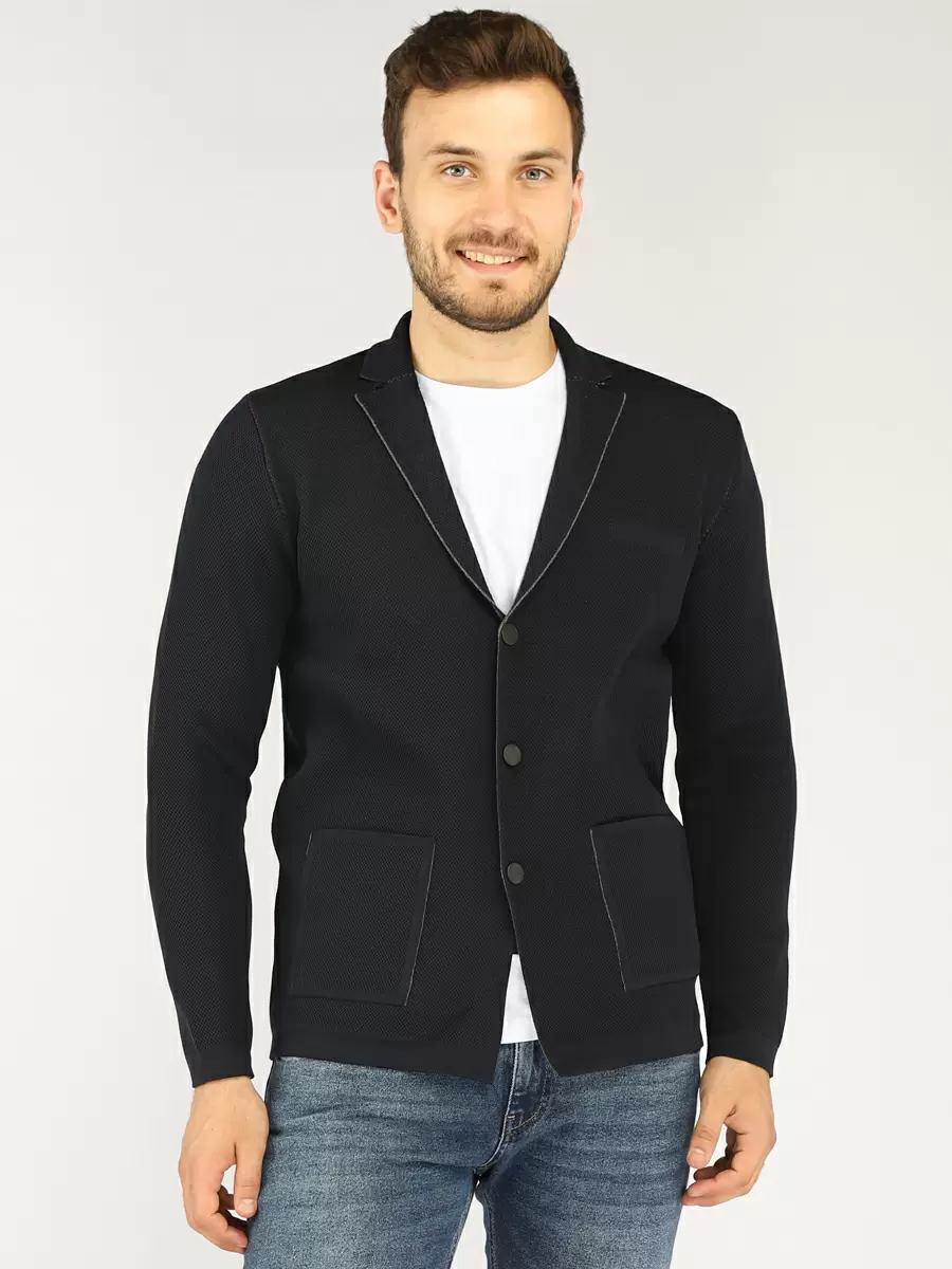 

Жакет мужской A passion play SQ70062 синий 2XL, SQ70062