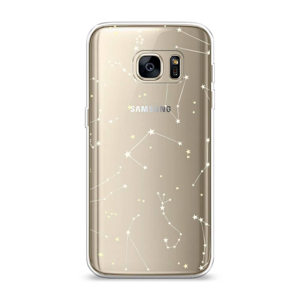

Чехол Awog "Созвездия" для Samsung Galaxy S7, Прозрачный;серый;бежевый, 24550-7