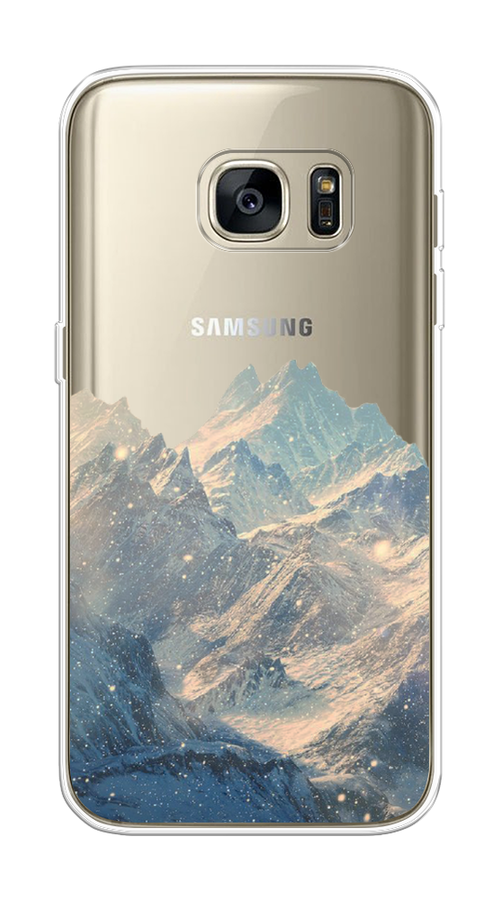 

Чехол Awog на Samsung Galaxy S7 "Горы арт 2", Серый, 24550-10